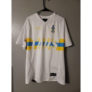 Kinetic Society White Short Sleeve Soccer Jersey #2 Monks